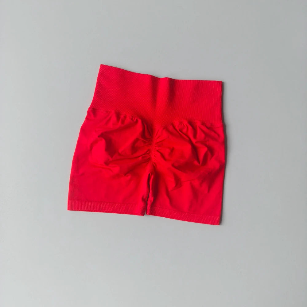 High-Waist Performance Yoga Shorts