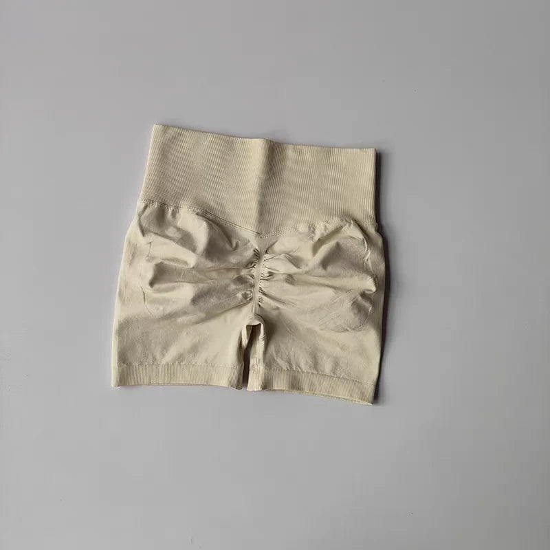High-Waist Performance Yoga Shorts