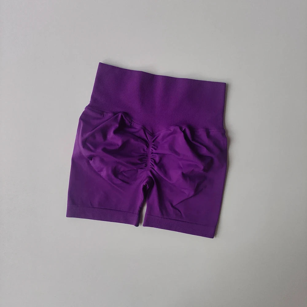 High-Waist Performance Yoga Shorts