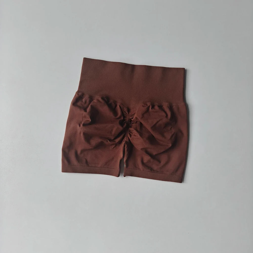 High-Waist Performance Yoga Shorts