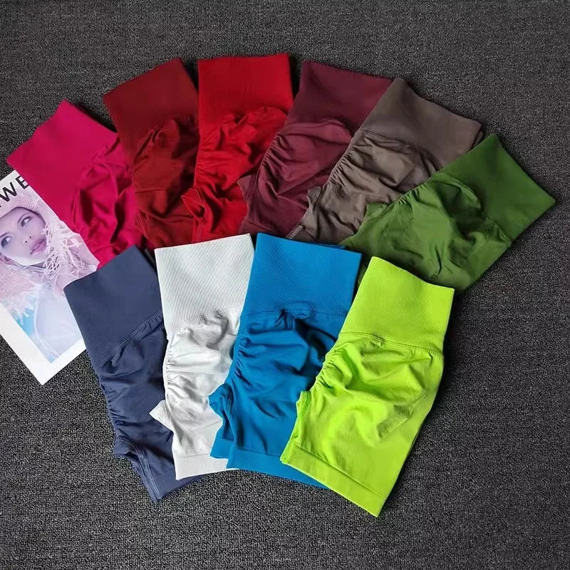 High-Waist Performance Yoga Shorts