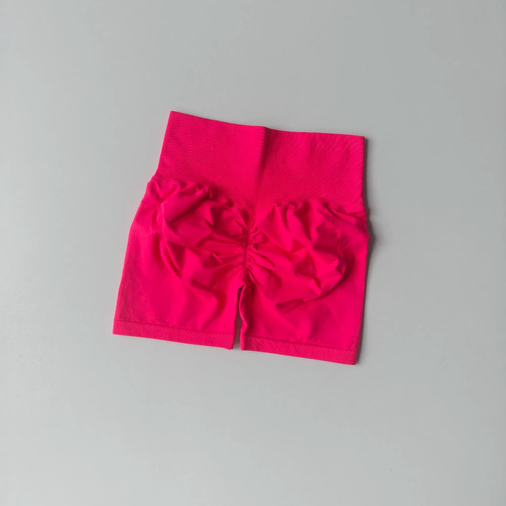High-Waist Performance Yoga Shorts
