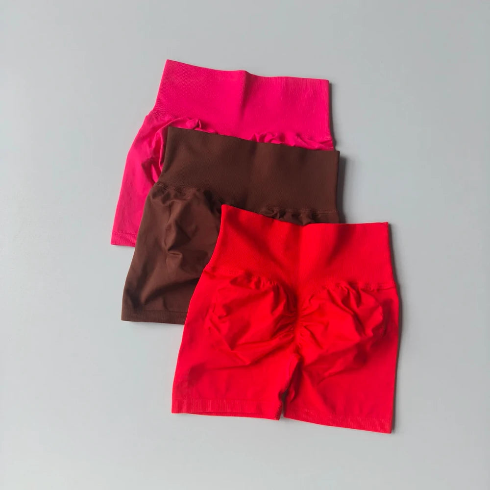High-Waist Performance Yoga Shorts