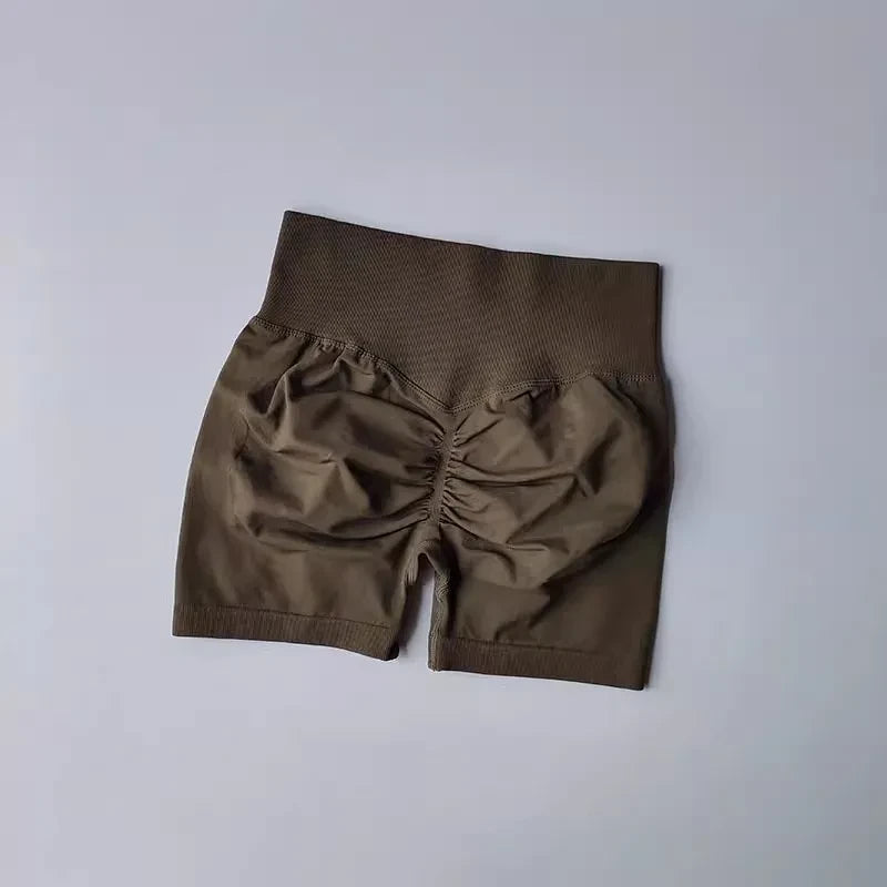 High-Waist Performance Yoga Shorts