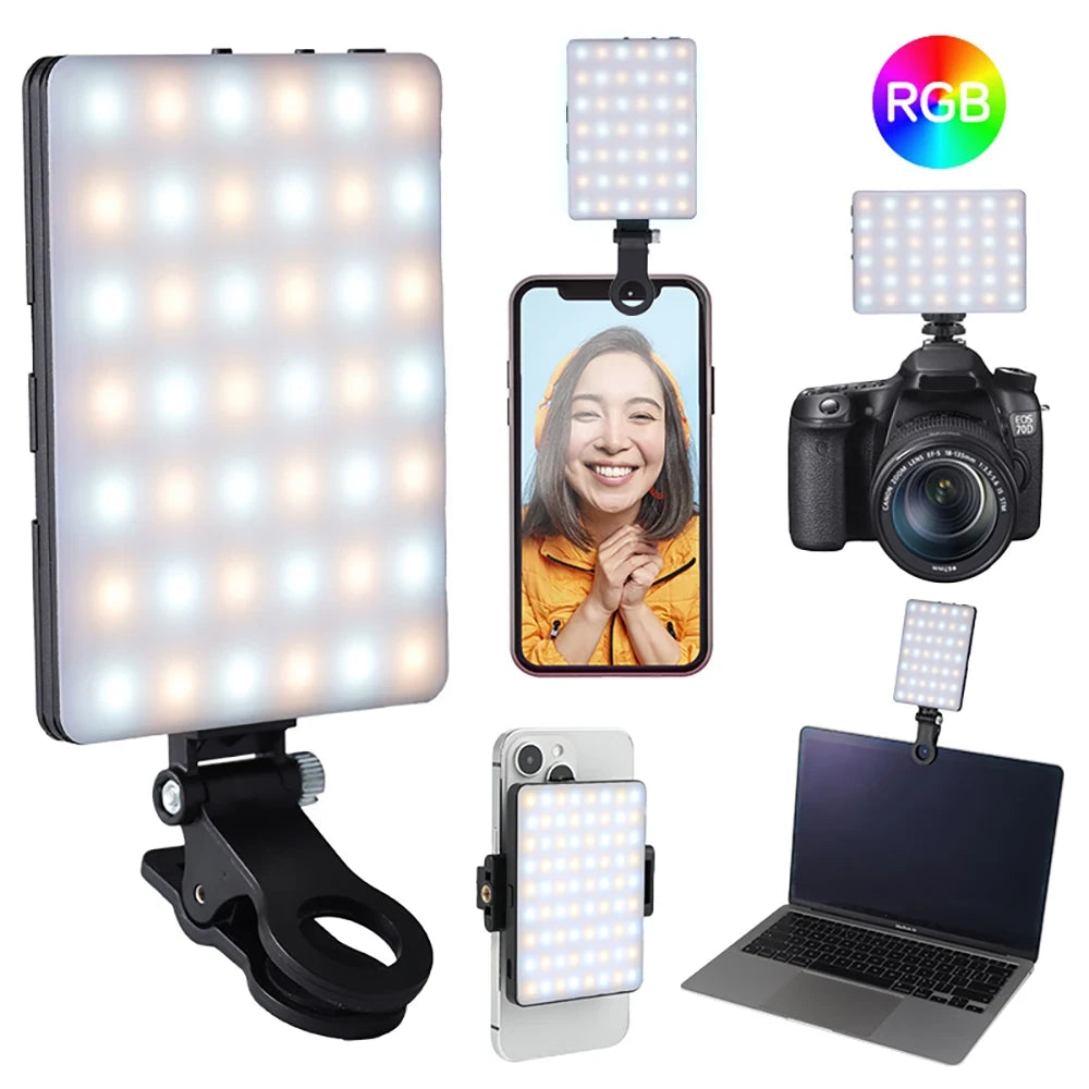 Portable Pocket RGB Video Light